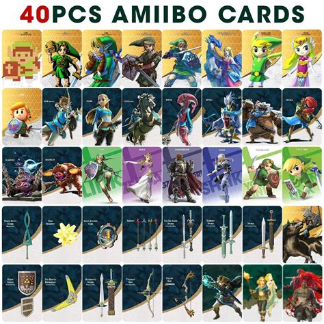 tears of the kingdom nfc cards|NEW 40PCS NFC Mini Cards for Zelda TOTK .